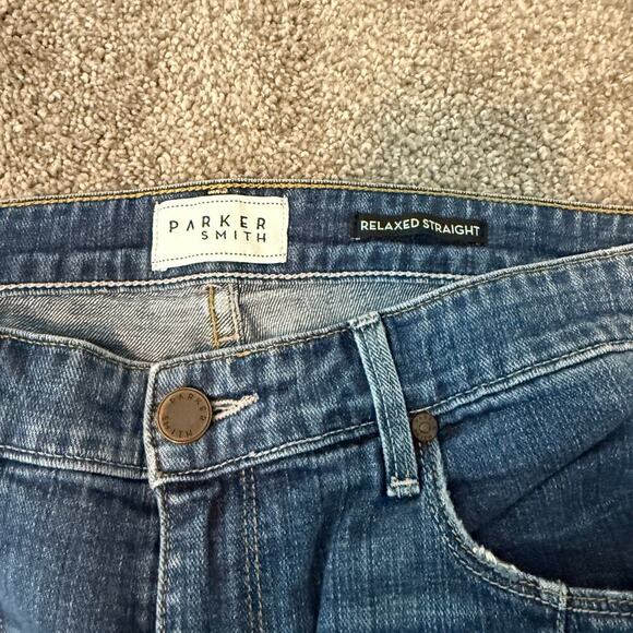 Parker Smith Relaxed Straight Distressed Jeans size 30 - Picture 6 of 7